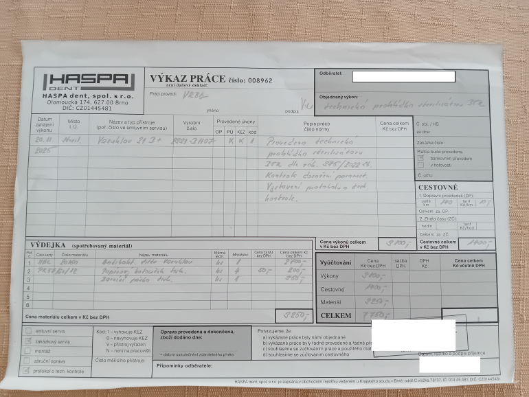 Prodej Autoklav Melag Vacuclav 31B+
