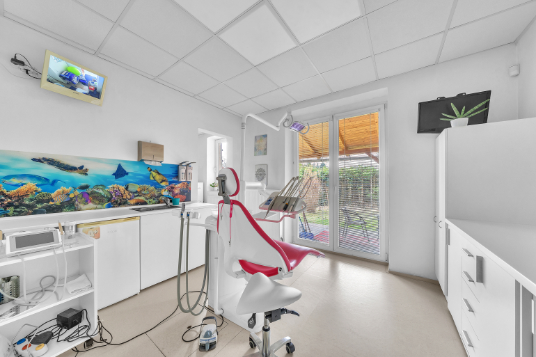 Fungující ordinace se zavedenou klientelou + 2 byty