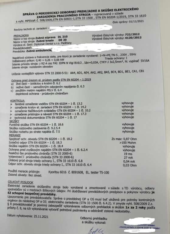 Predaj vybavenia stomatologickej ambulancie