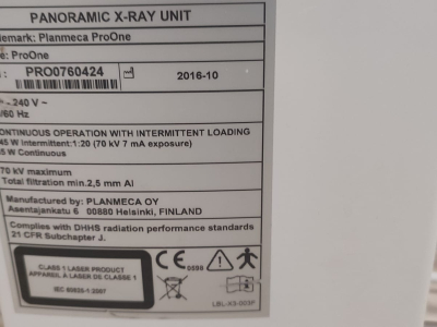 Prodám OPG Planmeca ProOne 