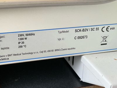 Sterilizátor BMT Stericell SC55 — Brno