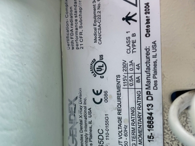 Prodám intraorální RTG Gendex 765 DC včetně senzoru