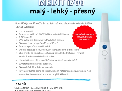 Intraorální scanner MEDIT i700