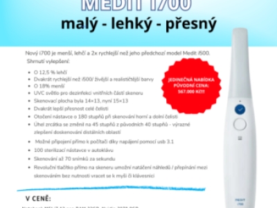 Intraorální scanner MEDIT i700