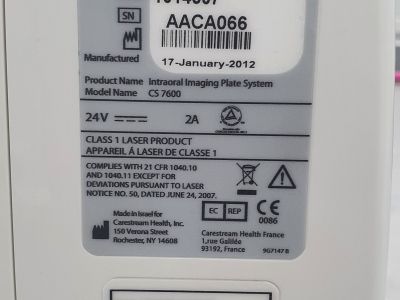 Carestream skener paměťových fólií CS 7600